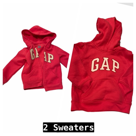 3T Pink Gap Hoodies. Like New  (2 Sweaters) - Picture 1 of 5